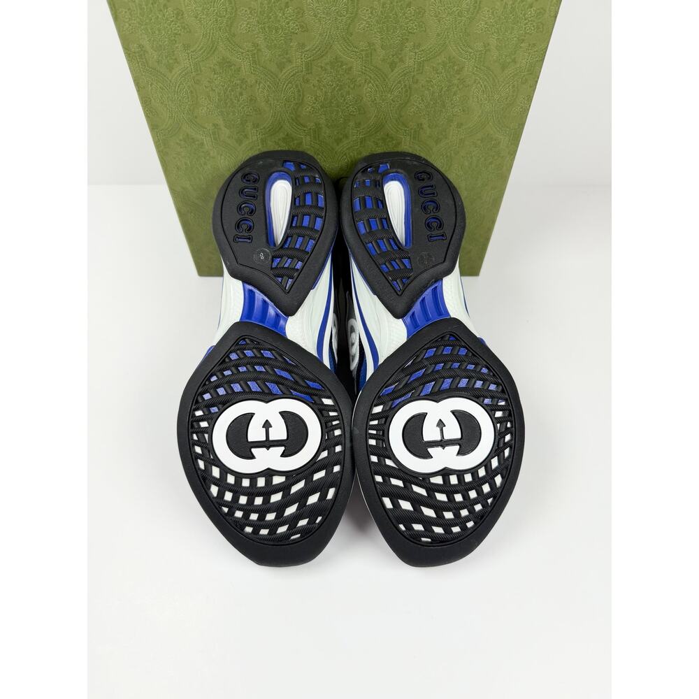Size 8.5US - Gucci Run Sneaker Blue NEW - Picture 7 of 10
